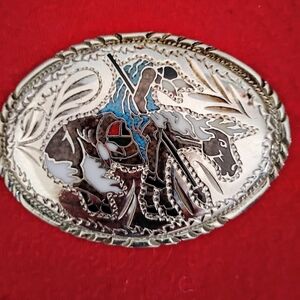 Silver Western Belt Buckle